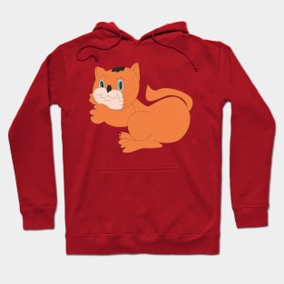 Cute red kitten Hoodie